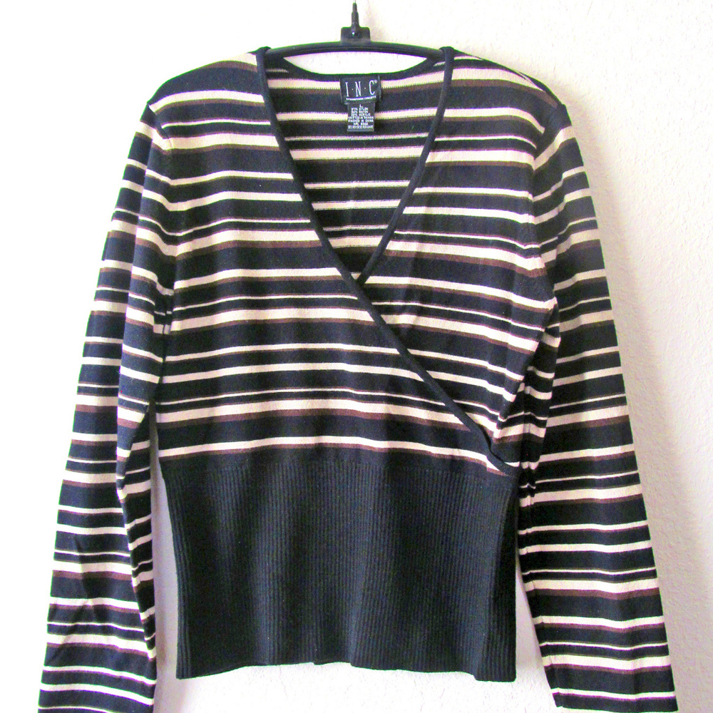 I.N.C. International Concepts Striped Sweater